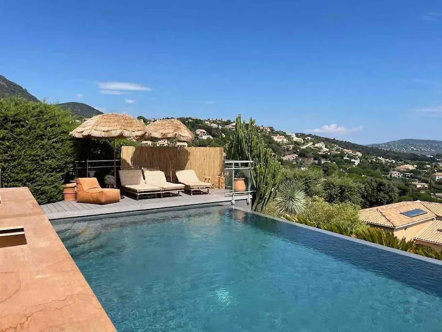 Villa Mas De Charme 133M2 Piscine Chauffee Vue Mer Panoramique Cavalaire-sur-Mer France